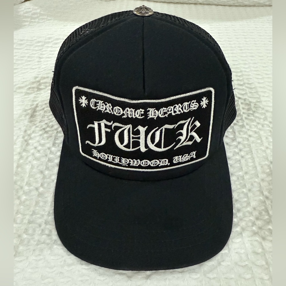 Chrome Hearts Hollywood Trucker Hat AUTHENTIC